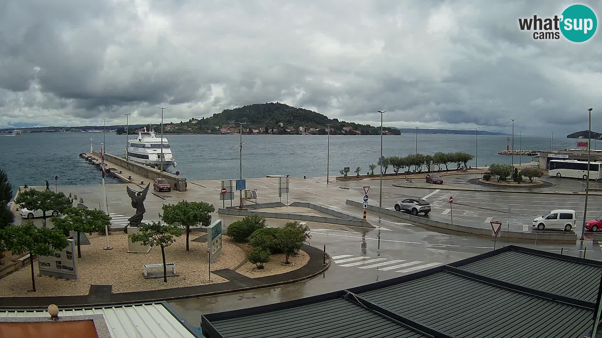 Webcam Ugliano – terminal traghetto da Preko a Zara