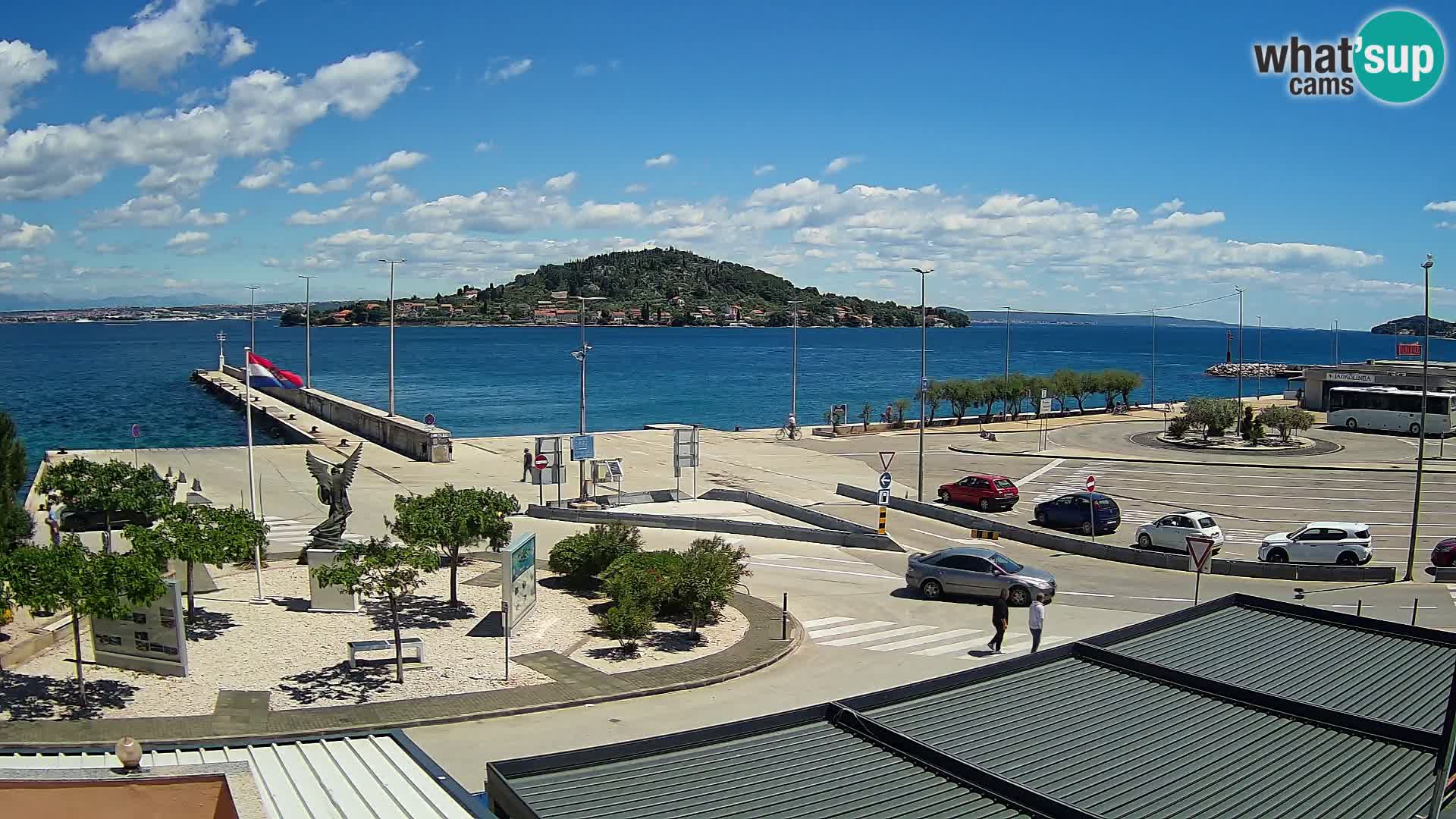 Webcam Ugljan – Preko Ferry to Zadar