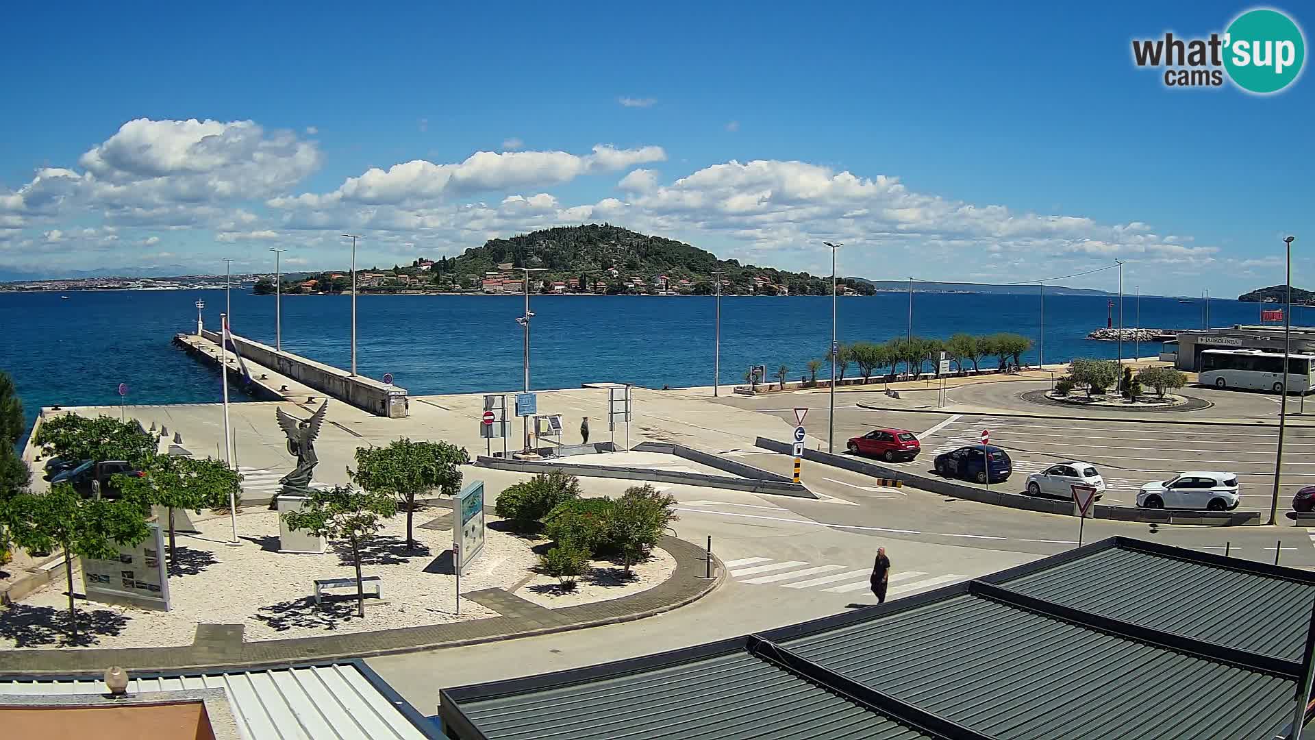 Webcam Ugljan – Preko Ferry to Zadar