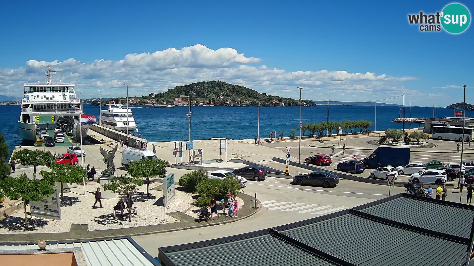Webcam Ugljan – Preko Ferry to Zadar