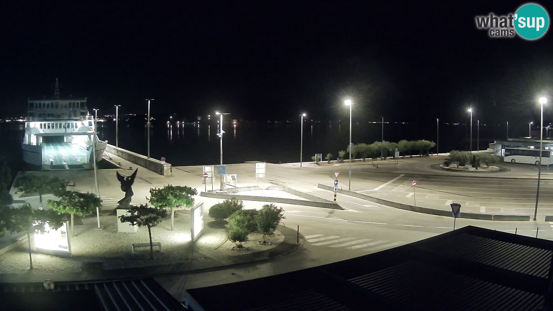 Webcam Ugliano – terminal traghetto da Preko a Zara