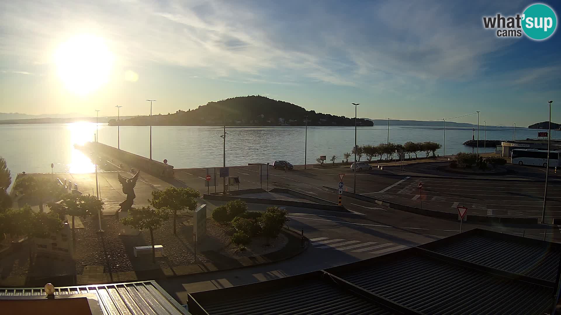 Webcam Ugliano – terminal traghetto da Preko a Zara