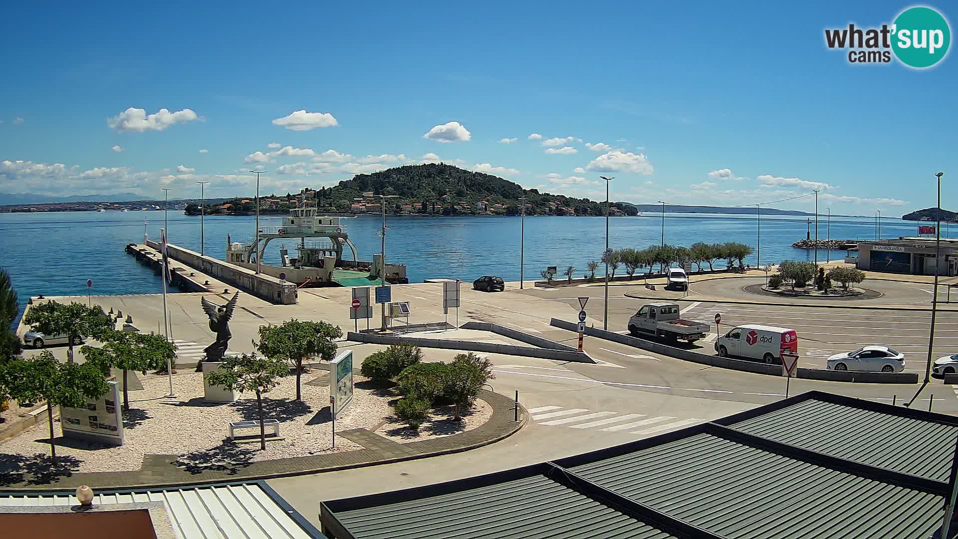 Webcam Ugliano – terminal traghetto da Preko a Zara