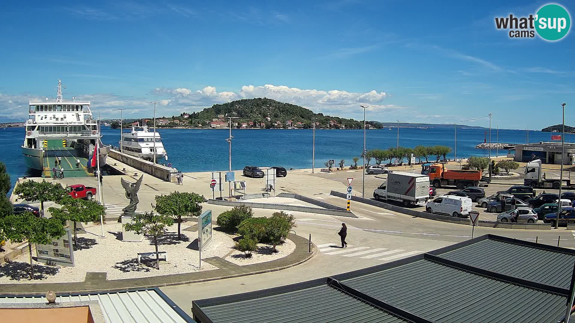 Webcam Ugljan – Preko Ferry to Zadar