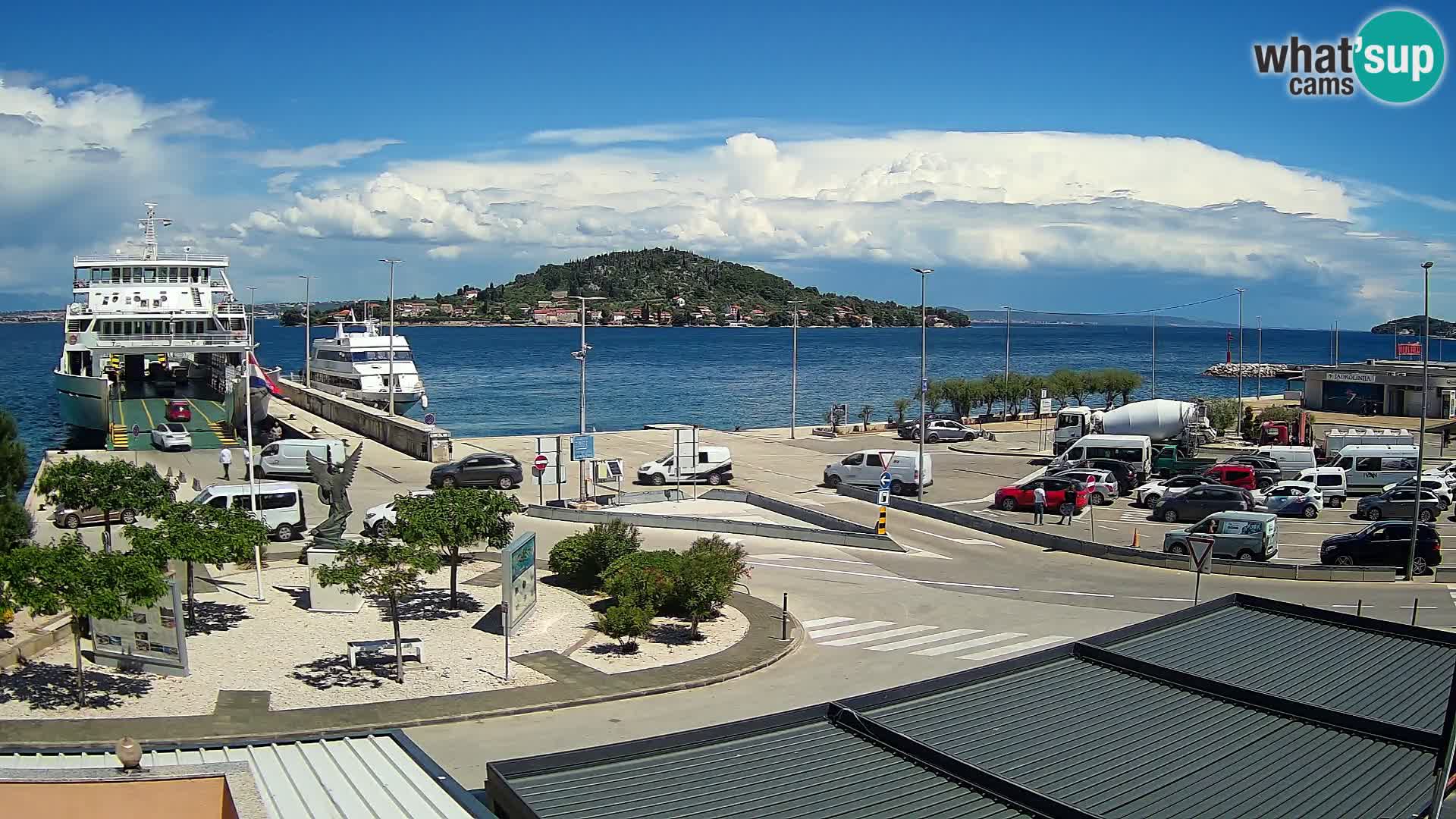 Webcam Ugljan – Preko Ferry to Zadar