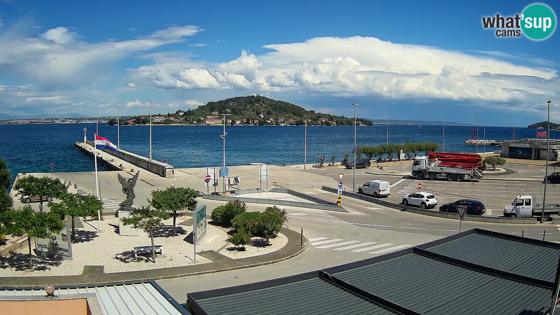 Webcam Ugljan – Preko Ferry to Zadar