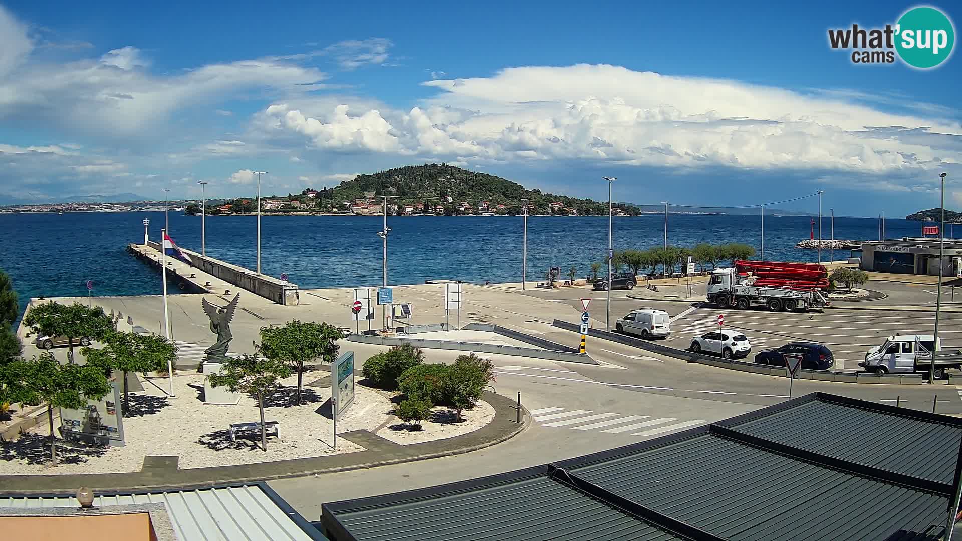 Webcam Ugljan – Preko Ferry to Zadar