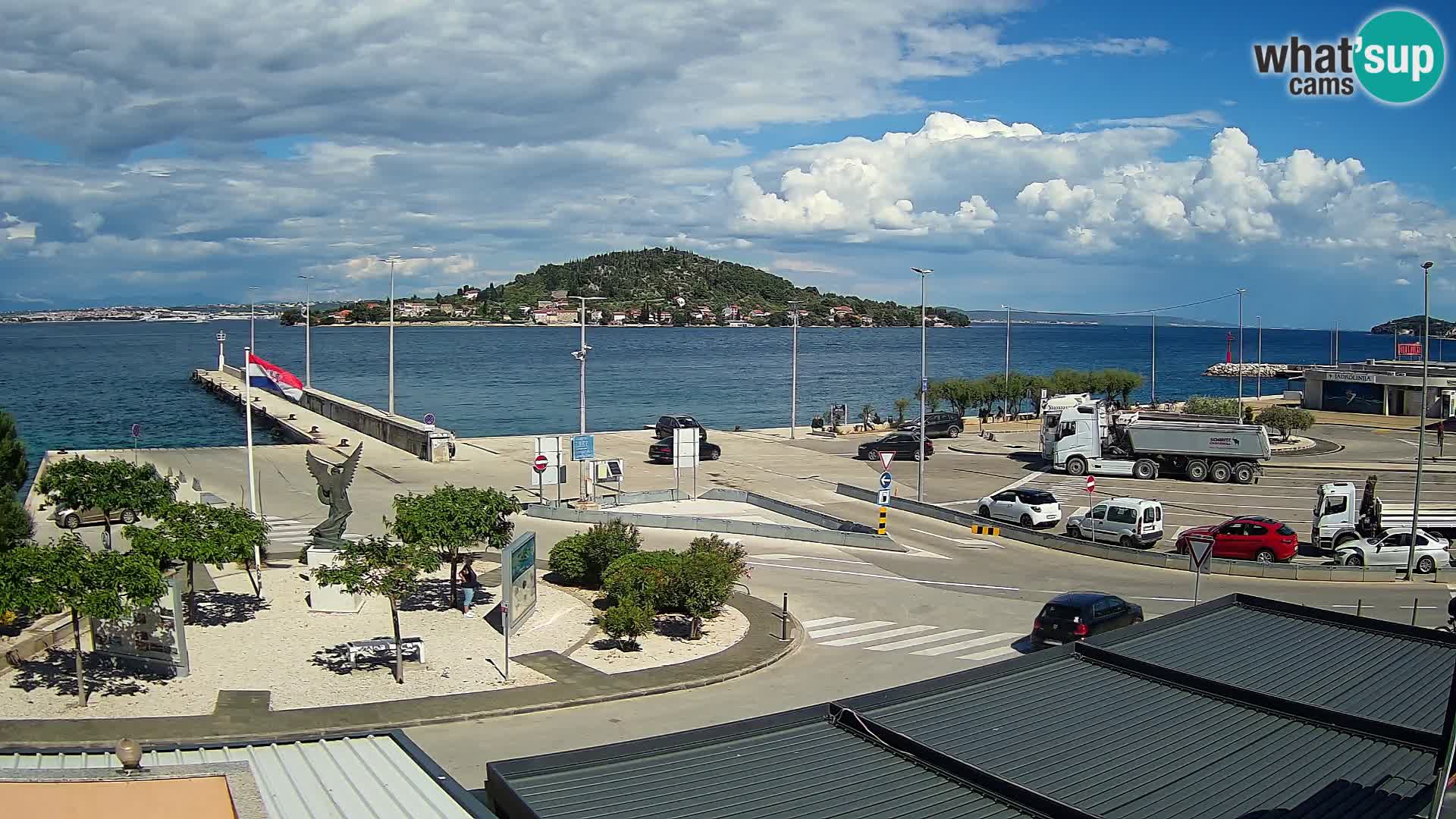 Webcam Ugliano – terminal traghetto da Preko a Zara