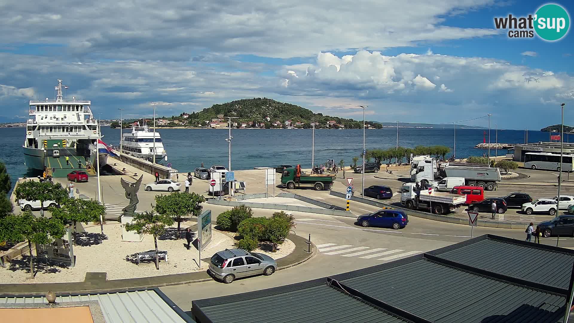 Web kamera Ugljan – Preko trajekt za Zadar