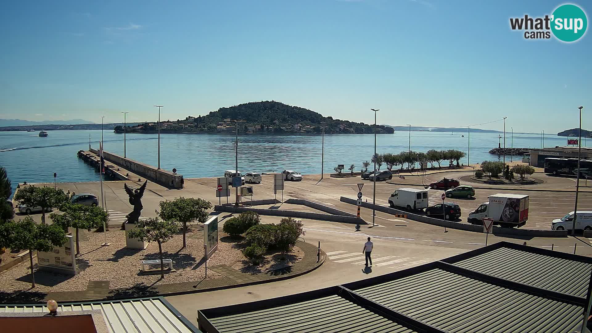 Webcam Ugljan – Preko Ferry to Zadar