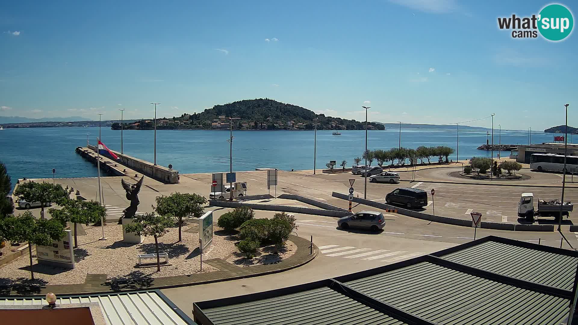 Webcam Ugljan – Preko Ferry to Zadar