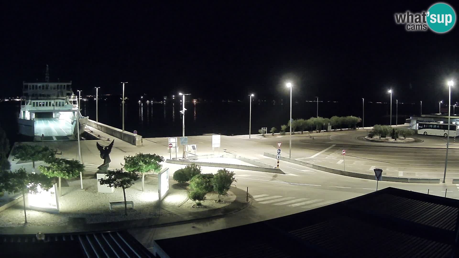 Web kamera Ugljan – Preko trajekt za Zadar