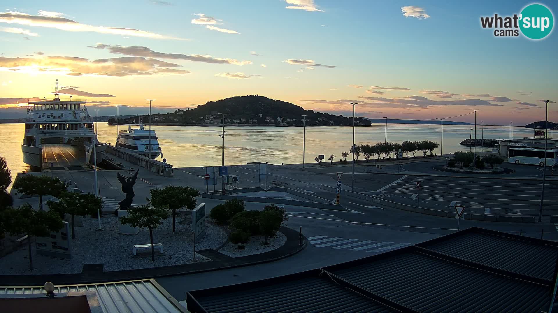 Webcam Ugljan – Preko Ferry to Zadar