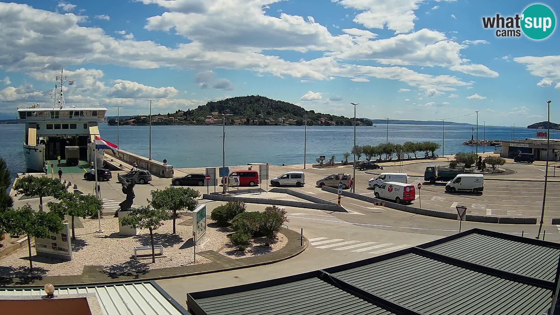 Webcam Ugljan – Preko Ferry to Zadar