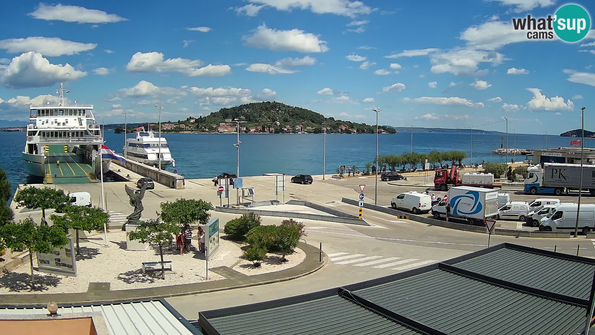 Webcam Ugljan – Preko Ferry to Zadar