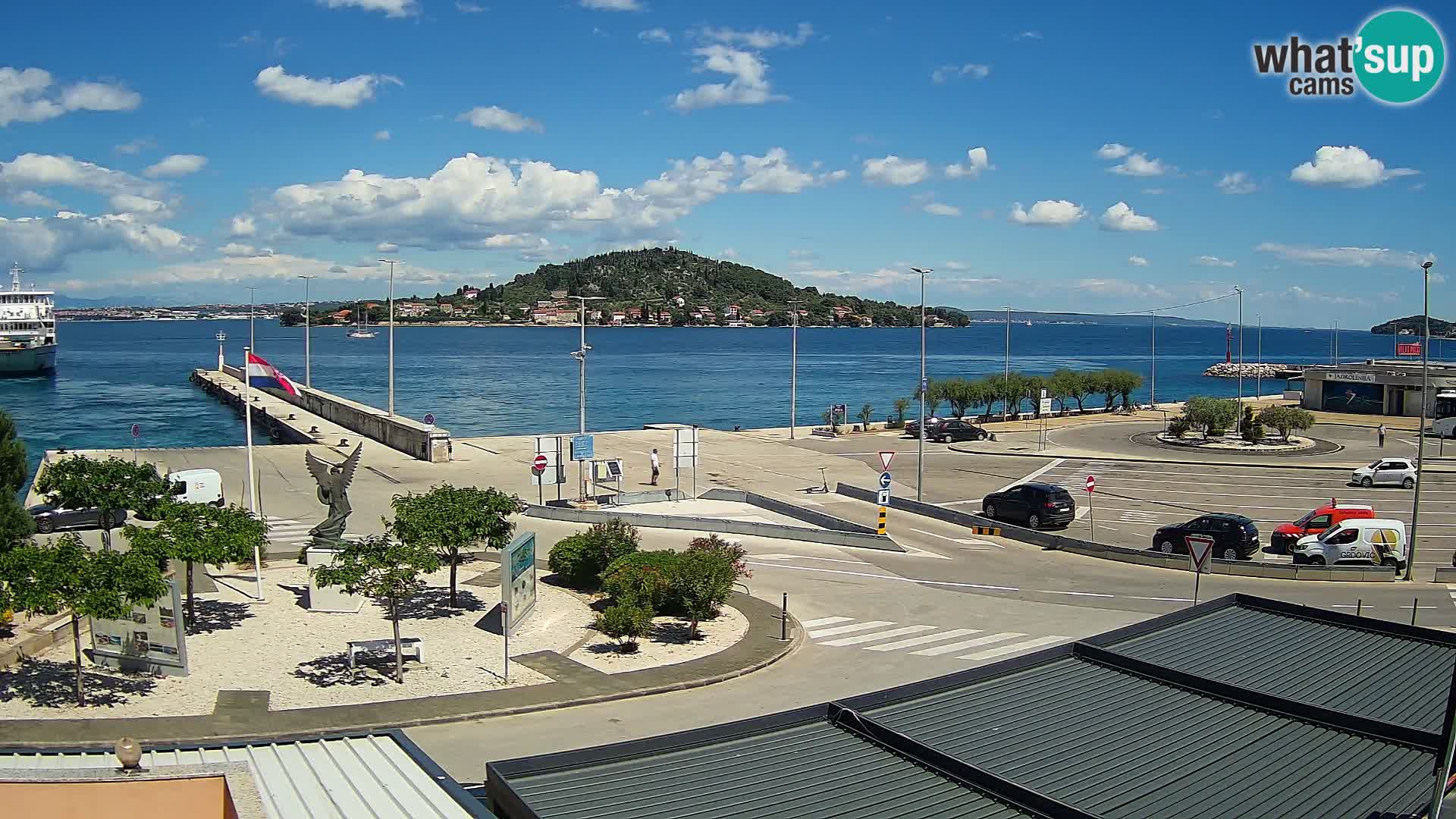 Webcam Ugliano – terminal traghetto da Preko a Zara