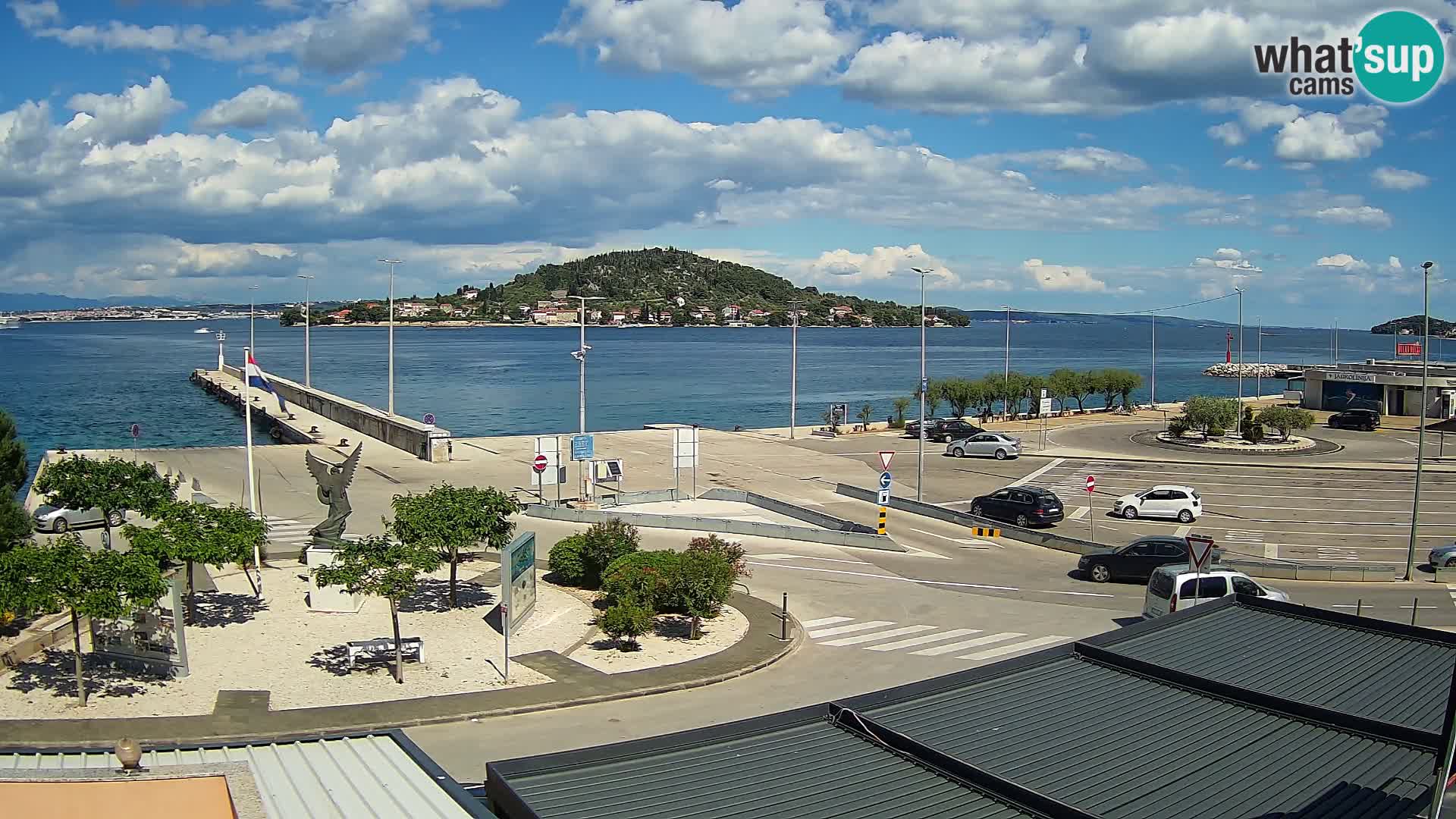 Webcam Ugljan – Preko Ferry to Zadar