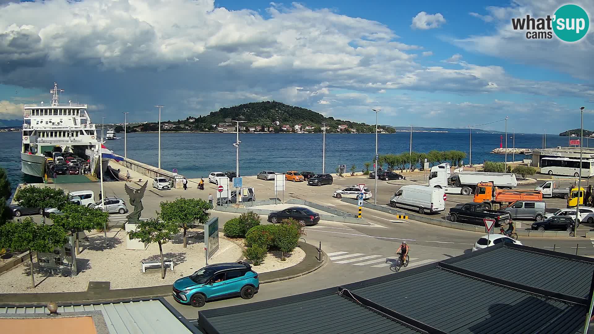 Webcam Ugljan – Preko Ferry to Zadar