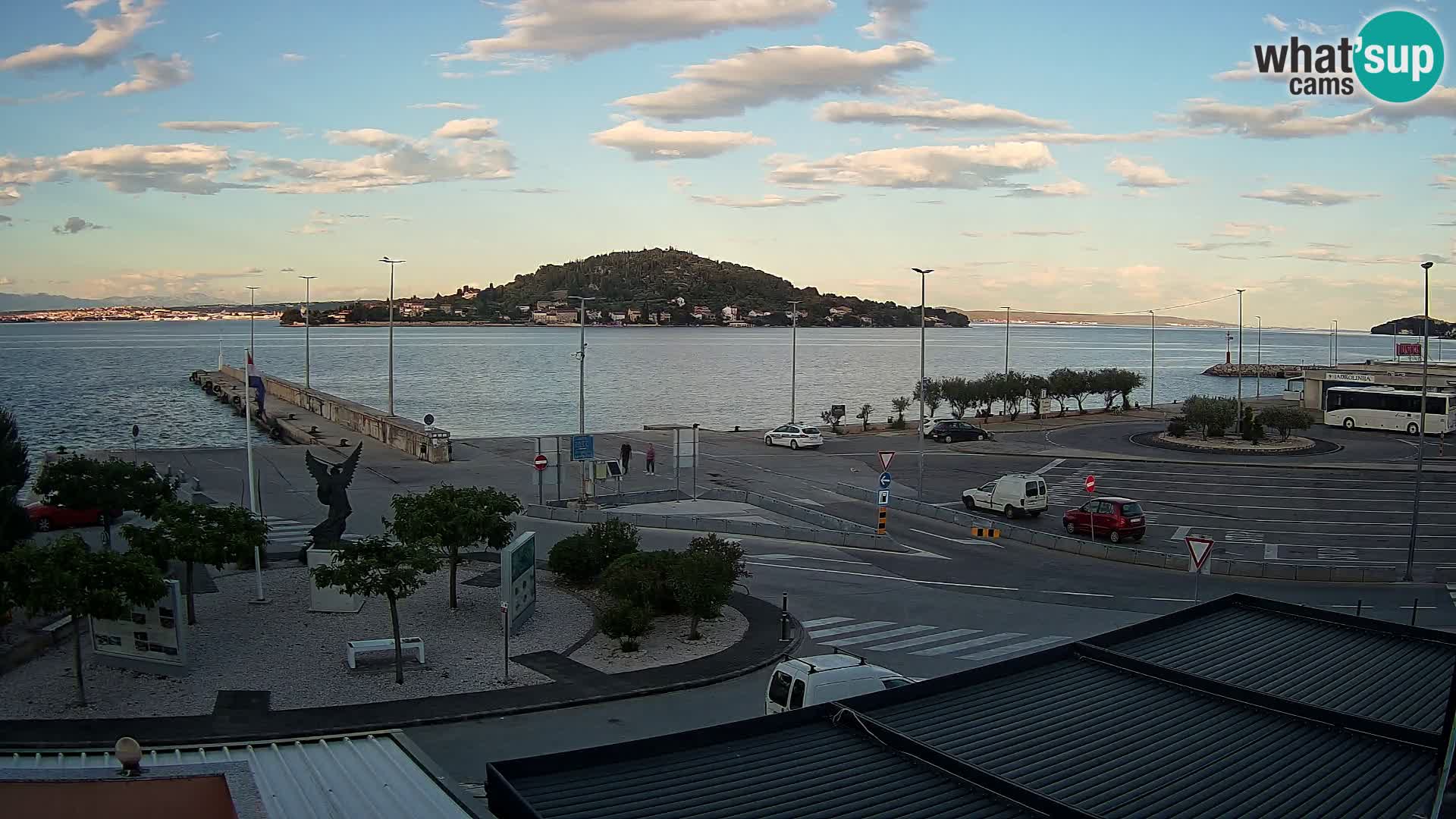 Webcam Ugliano – terminal traghetto da Preko a Zara