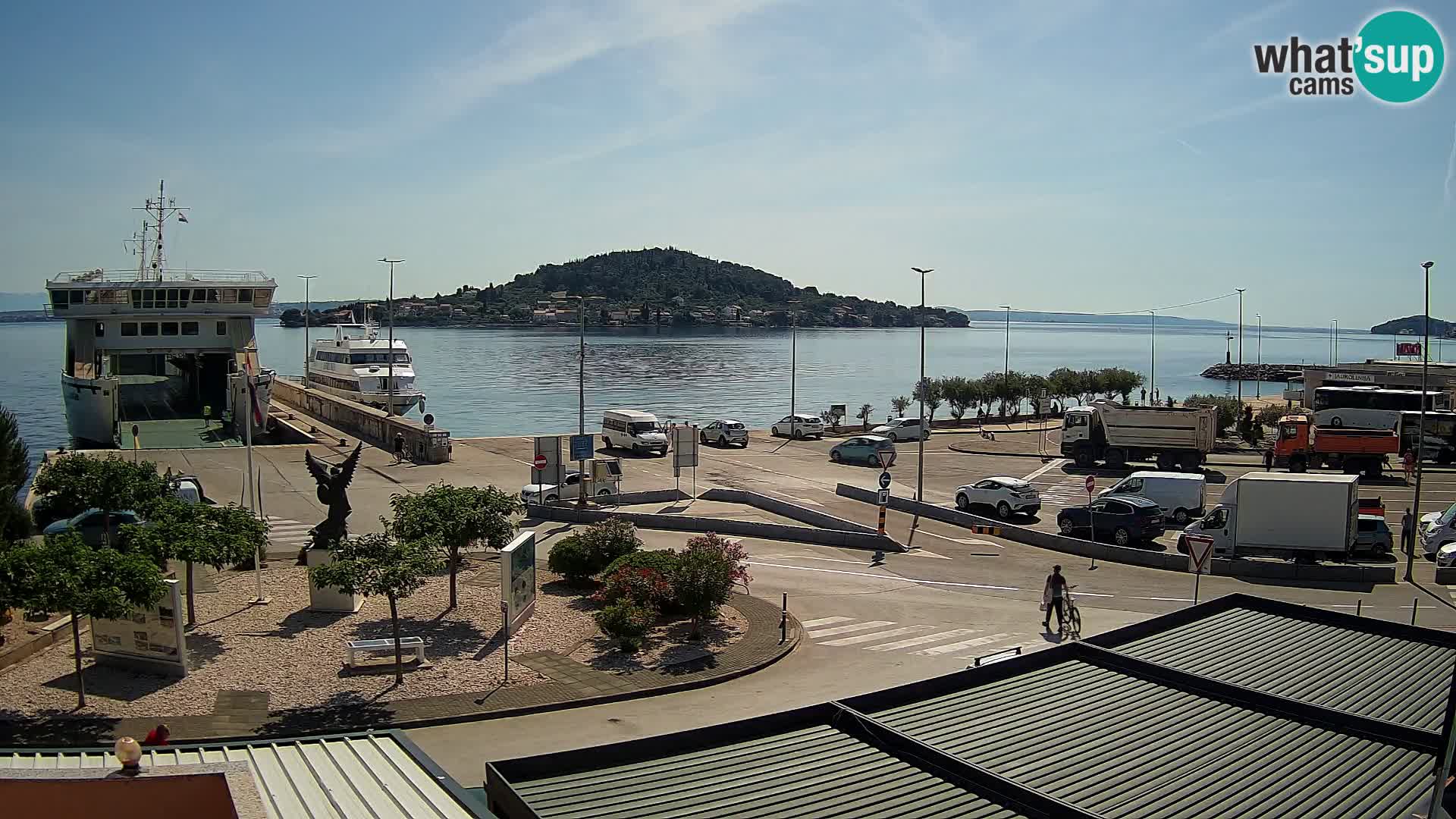Web kamera Ugljan – Preko trajekt za Zadar