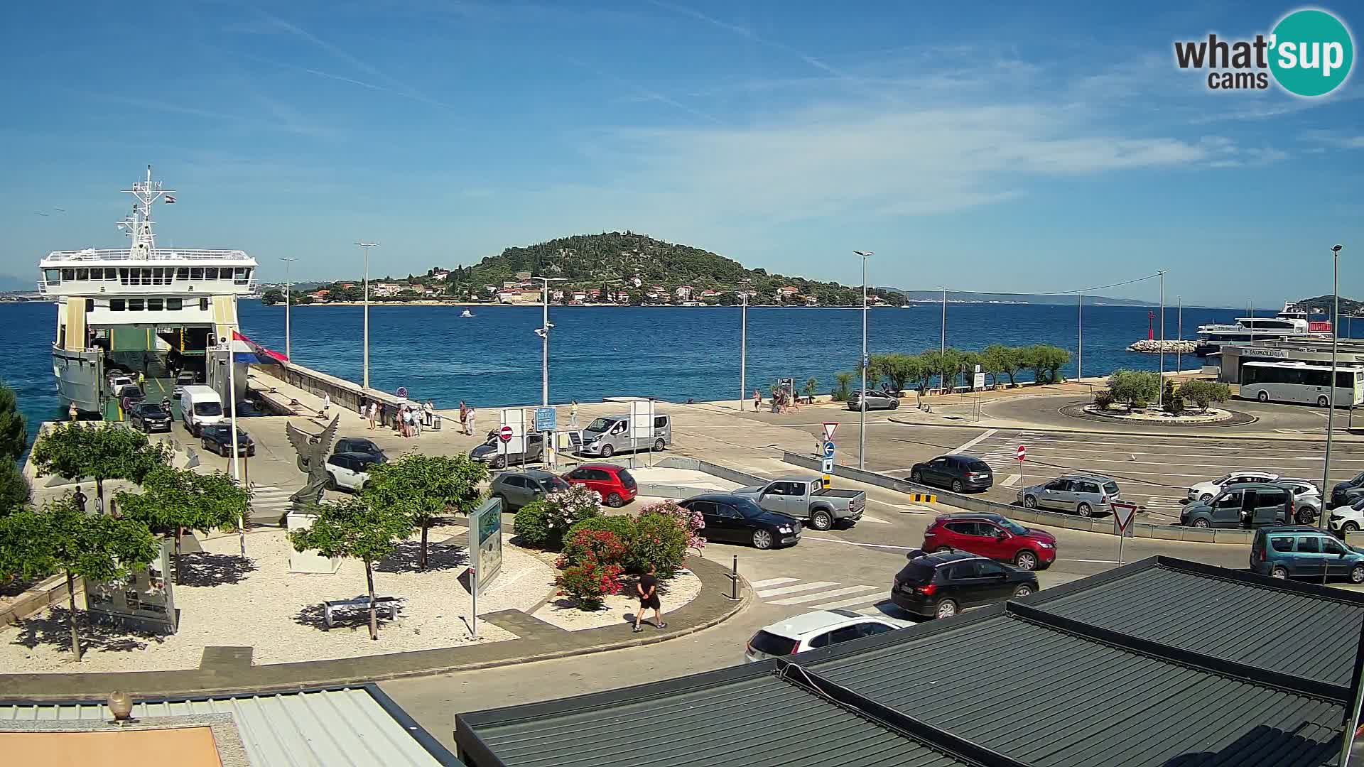 Webcam Ugliano – terminal traghetto da Preko a Zara