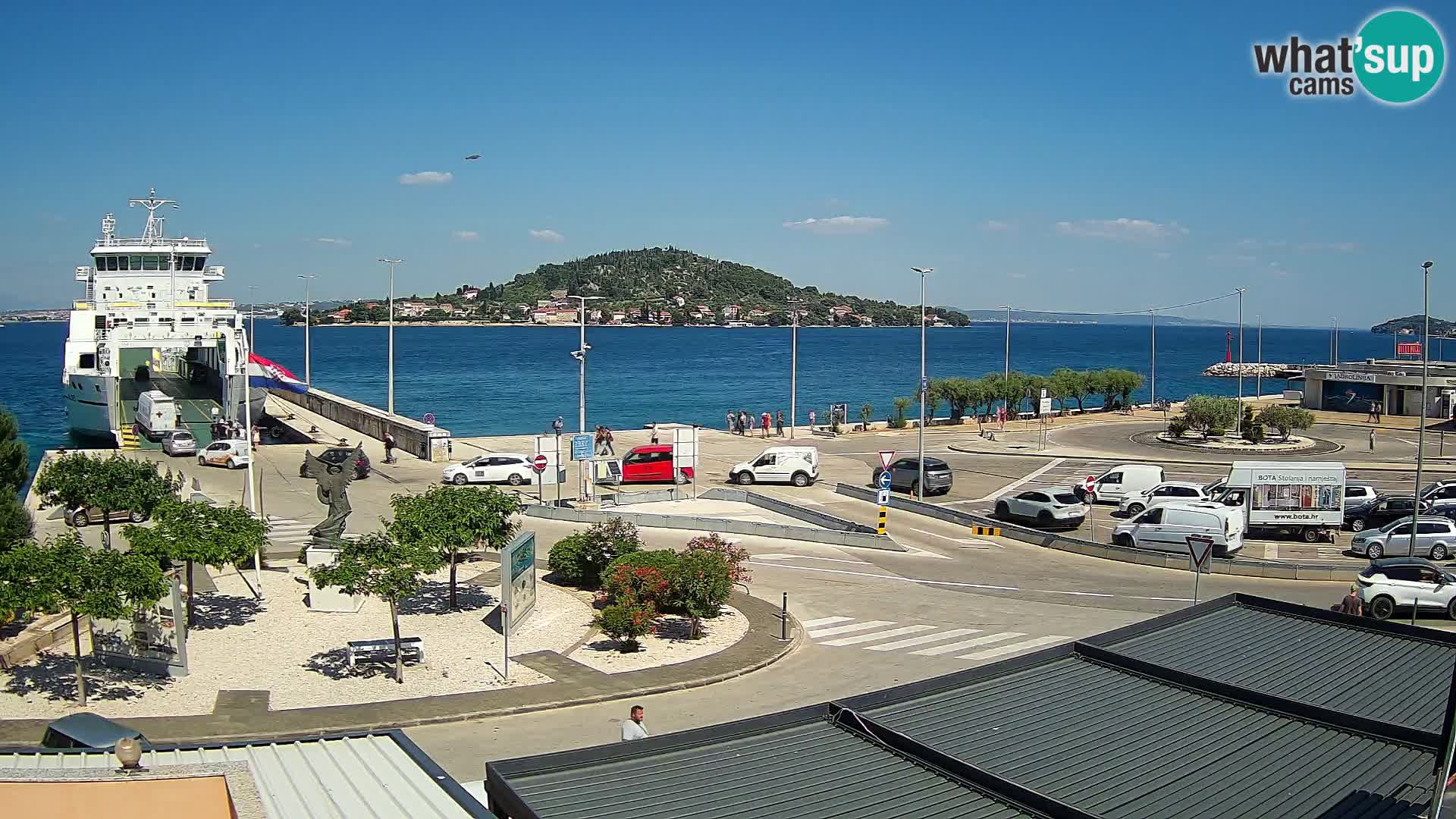 Webcam Ugljan – Preko Ferry to Zadar