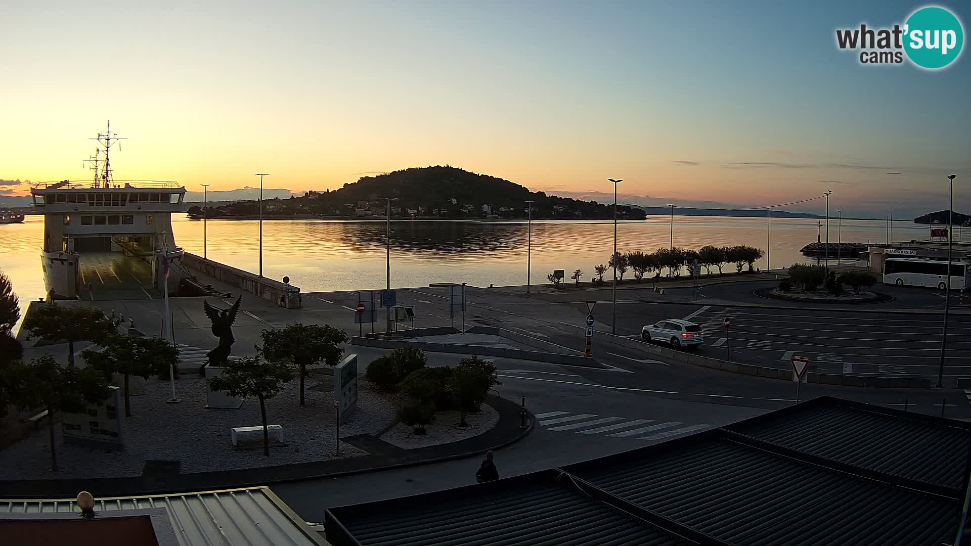 Webcam Ugliano – terminal traghetto da Preko a Zara