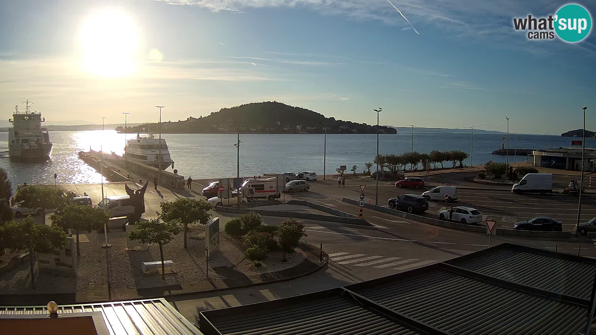 Webcam Ugljan – Preko Ferry to Zadar