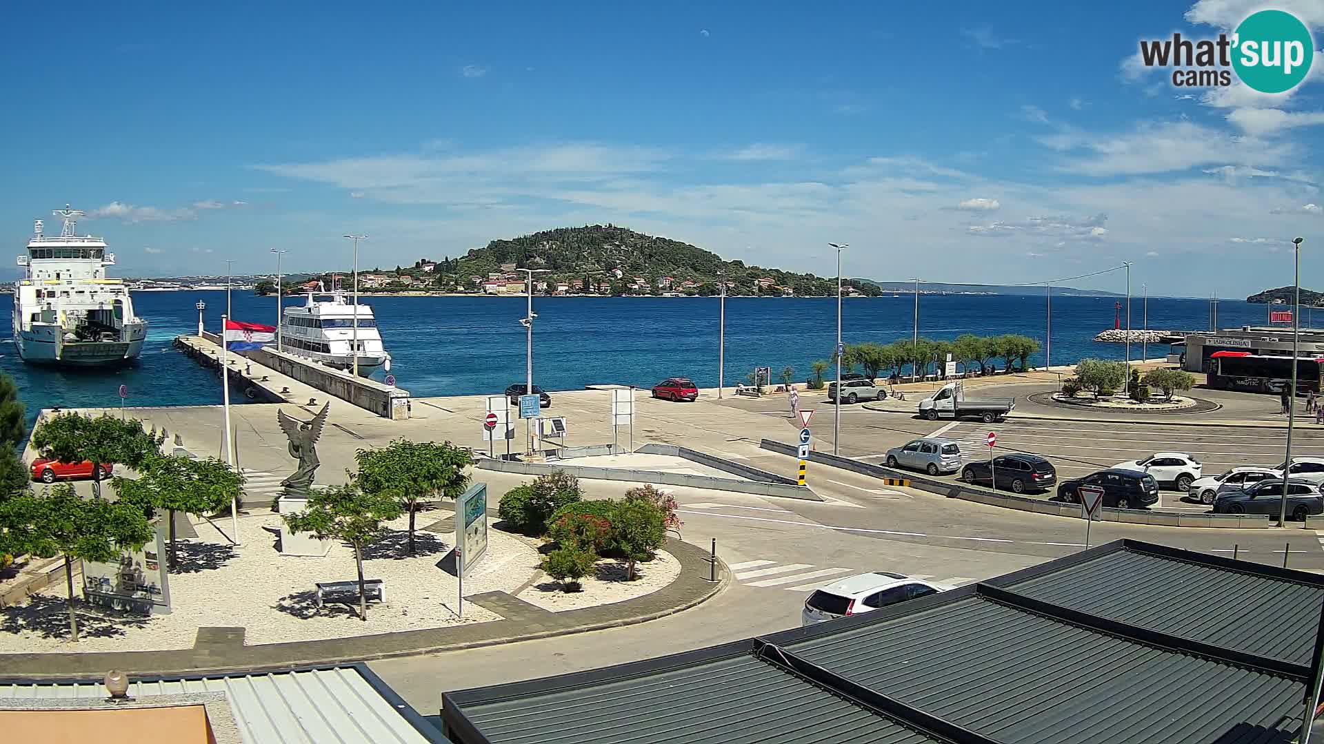 Webcam Ugljan – Preko Ferry to Zadar