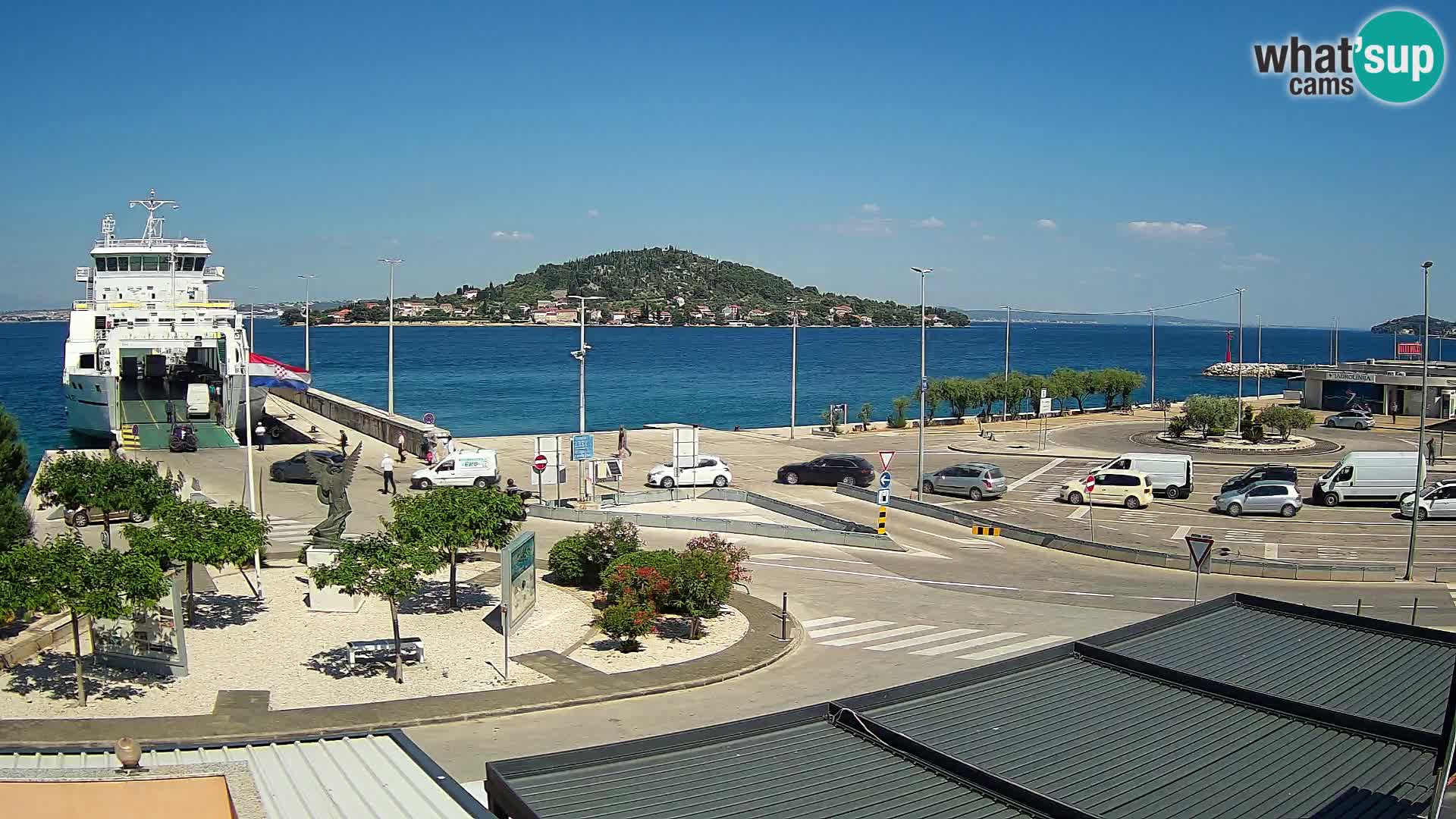 Webcam Ugljan – Preko Ferry to Zadar