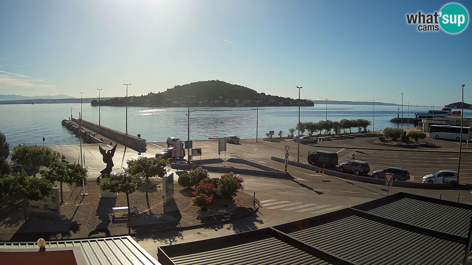 Webcam Ugliano – terminal traghetto da Preko a Zara