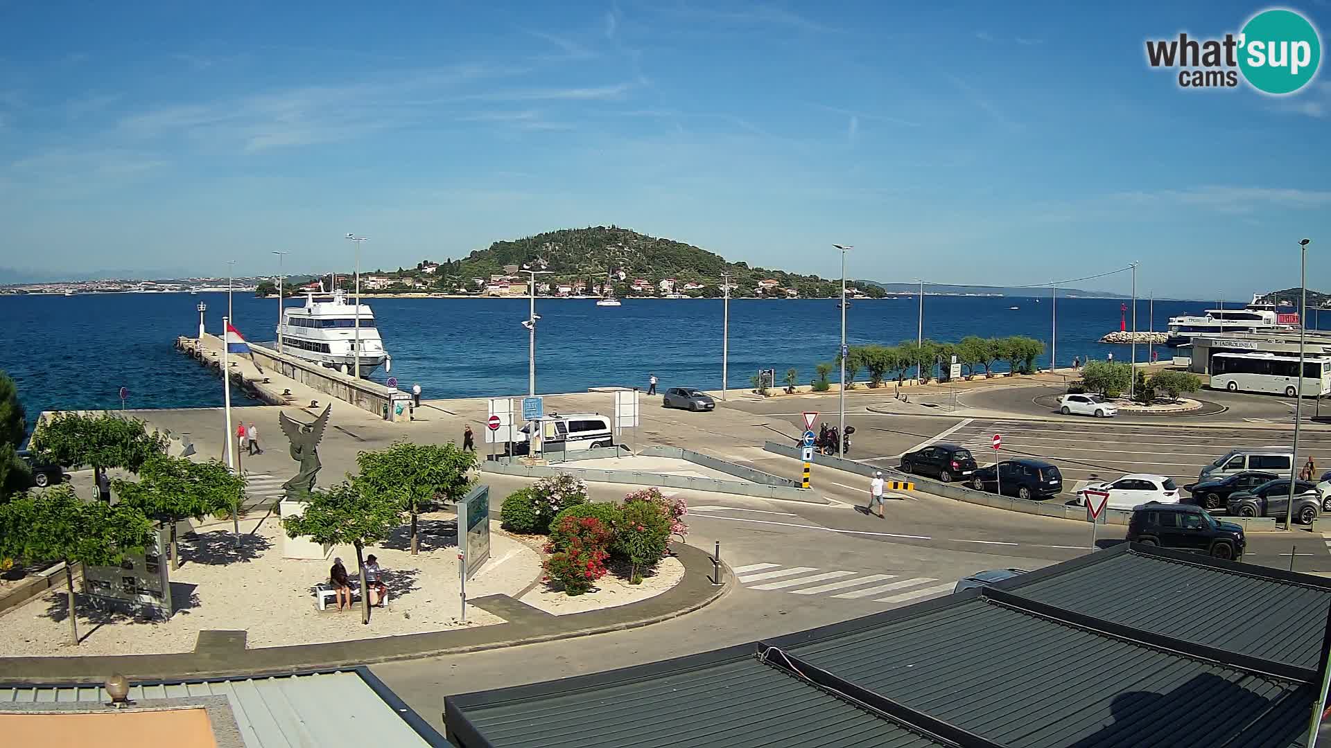 Webcam Ugliano – terminal traghetto da Preko a Zara