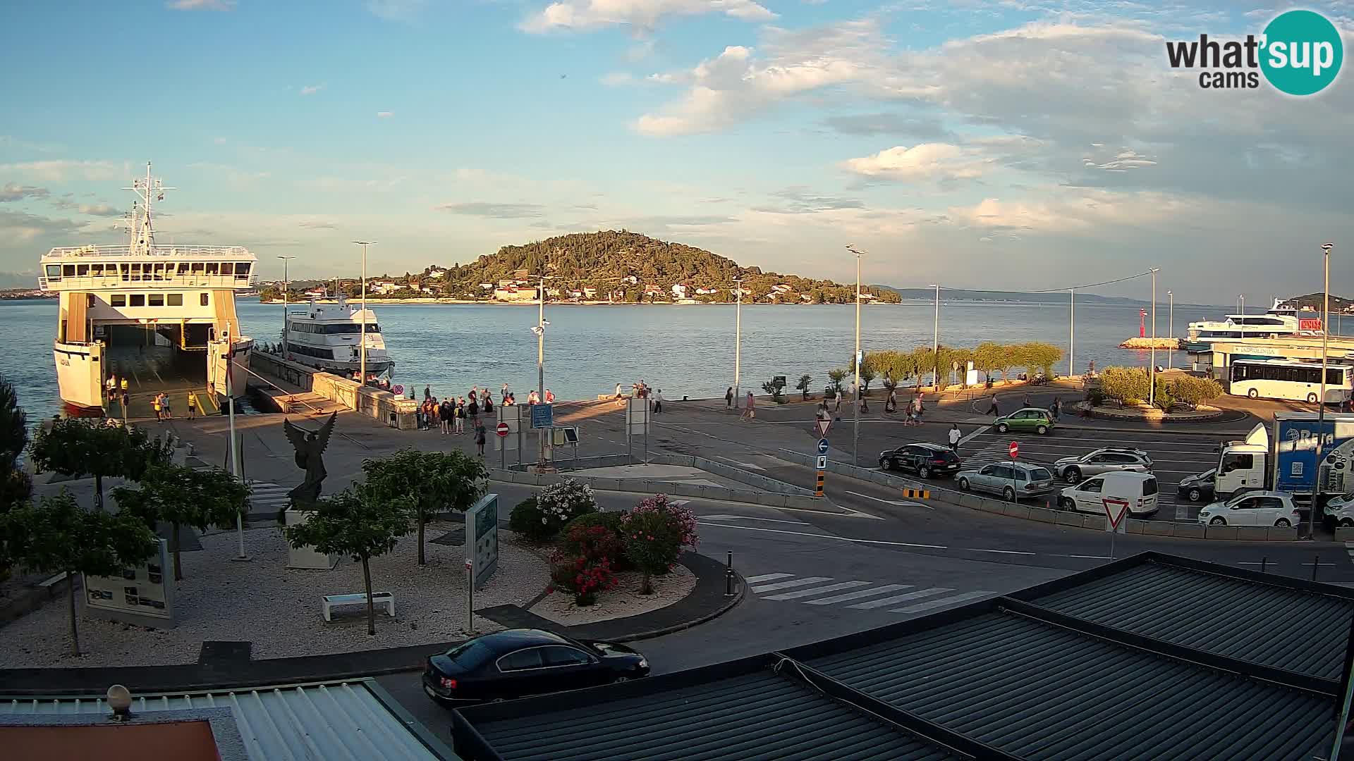 Webcam Ugliano – terminal traghetto da Preko a Zara