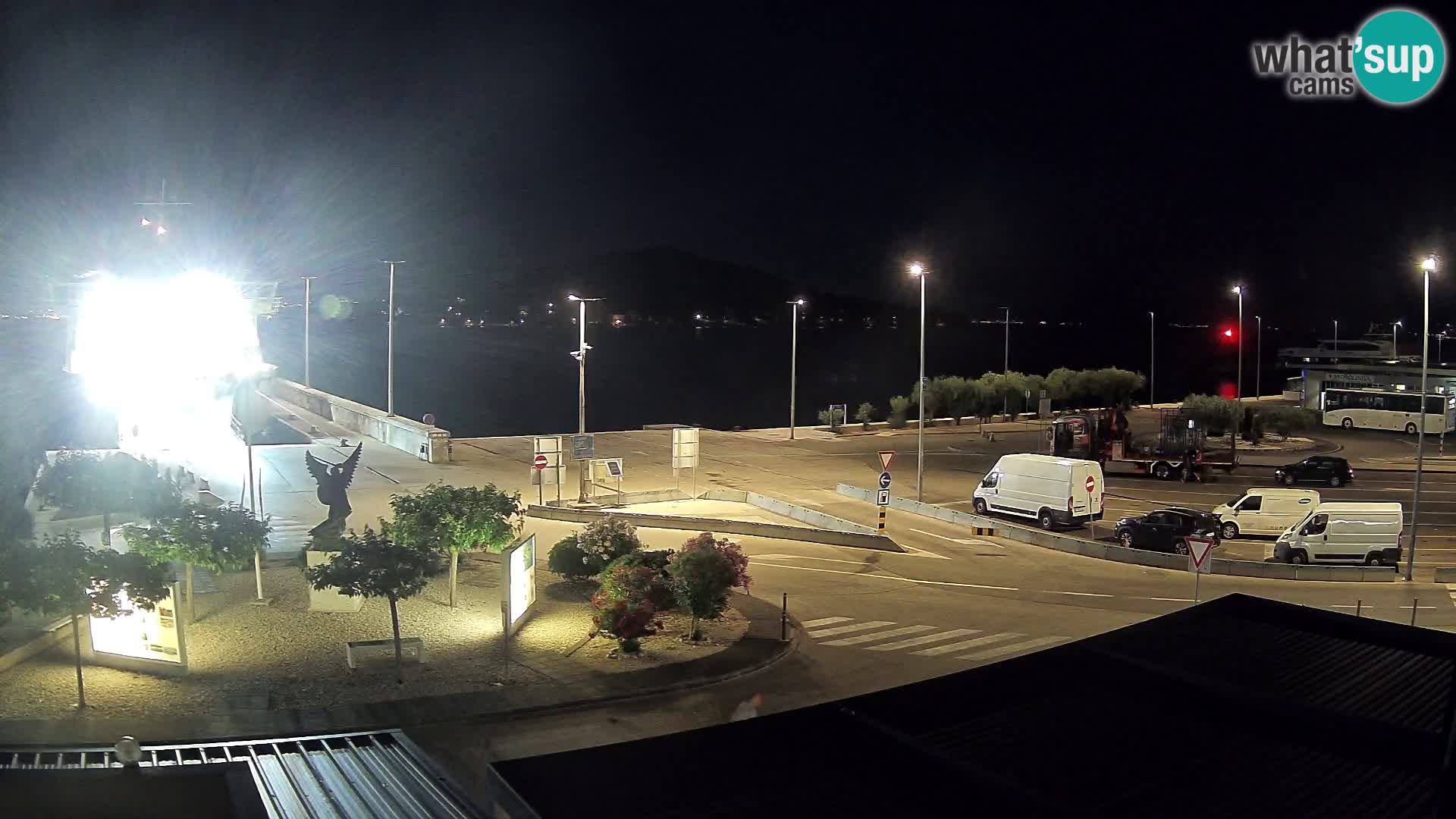 Webcam Ugliano – terminal traghetto da Preko a Zara