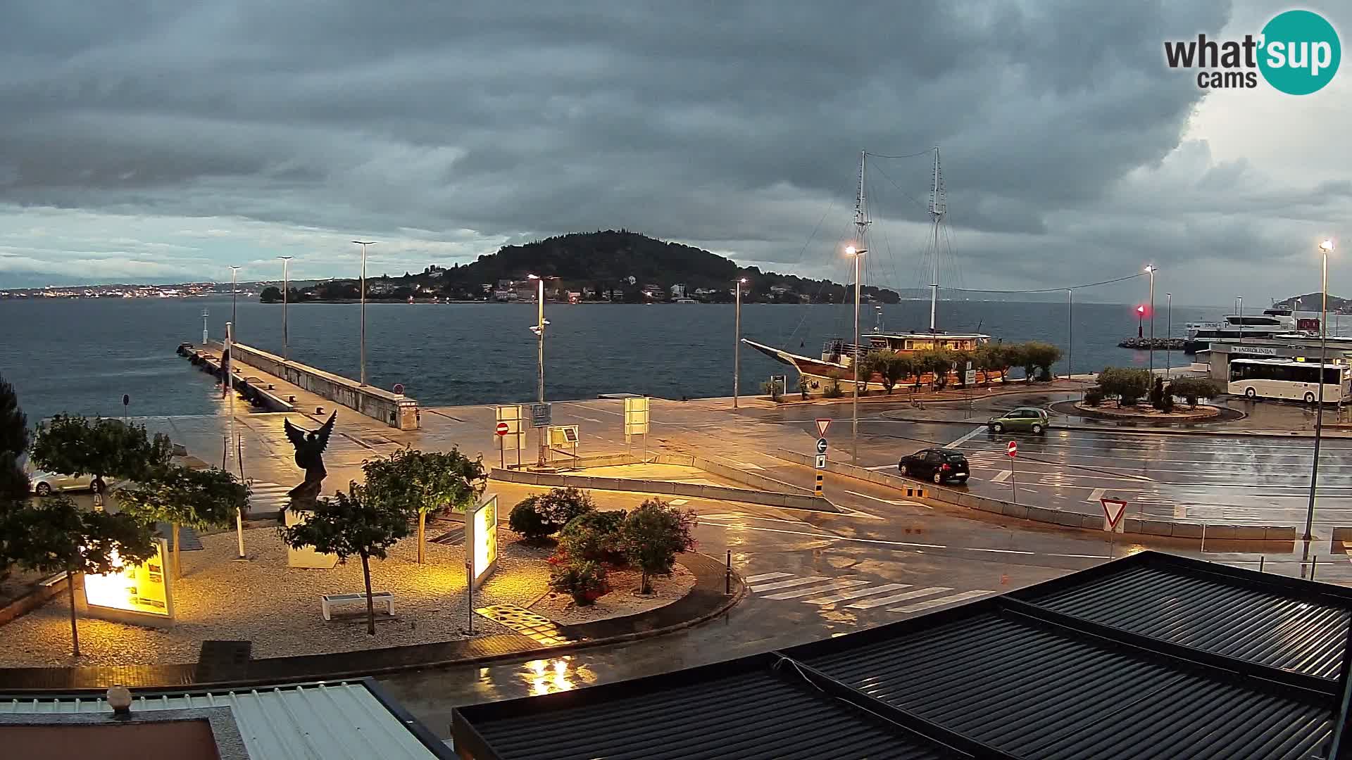 Webcam Ugliano – terminal traghetto da Preko a Zara