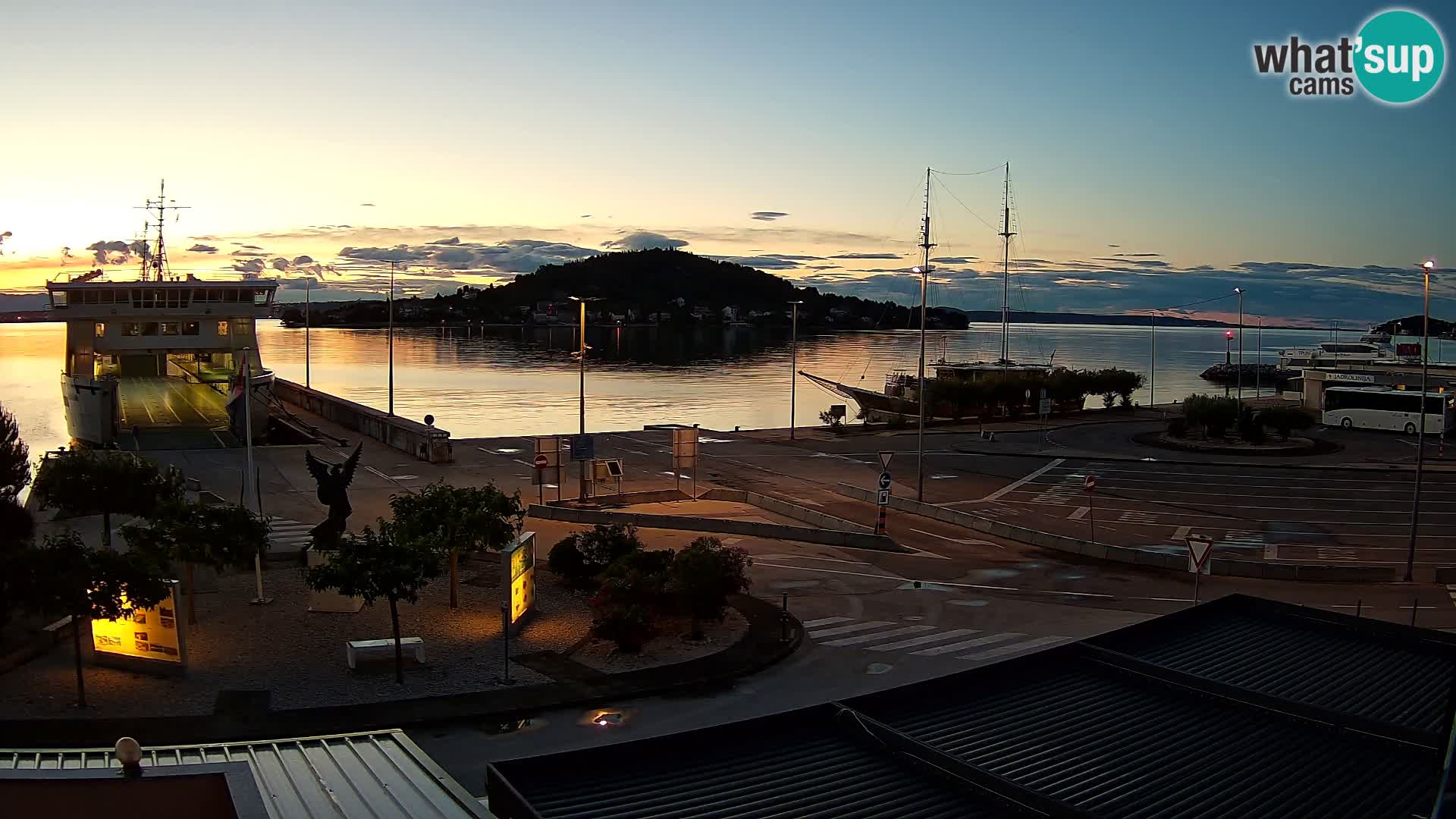 Webcam Ugljan – Preko Ferry to Zadar