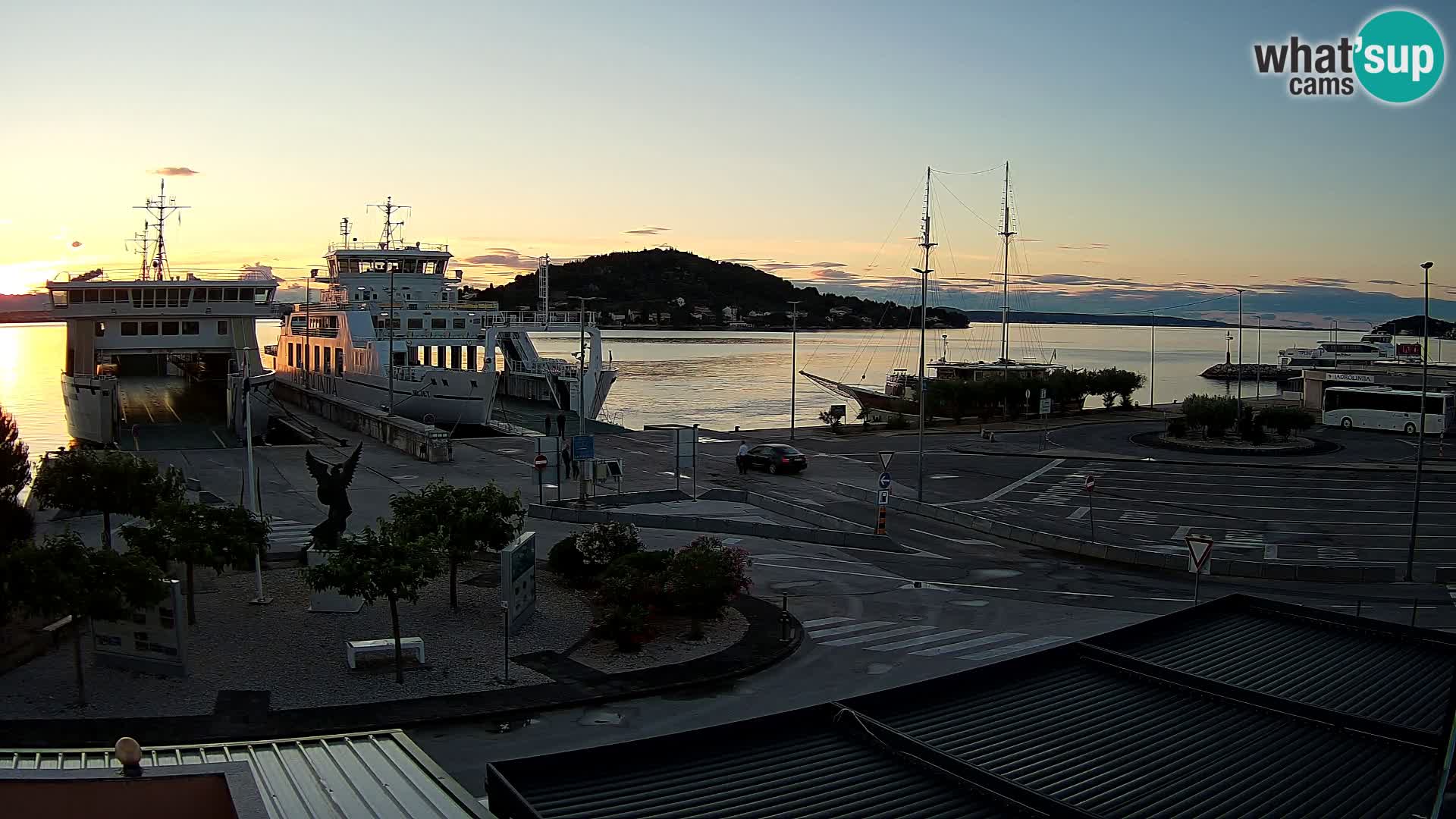 Webcam Ugliano – terminal traghetto da Preko a Zara
