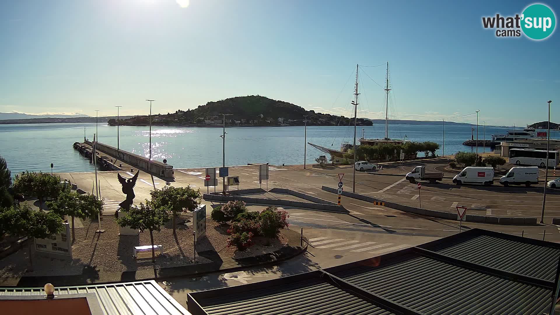 Webcam Ugljan – Preko Ferry to Zadar