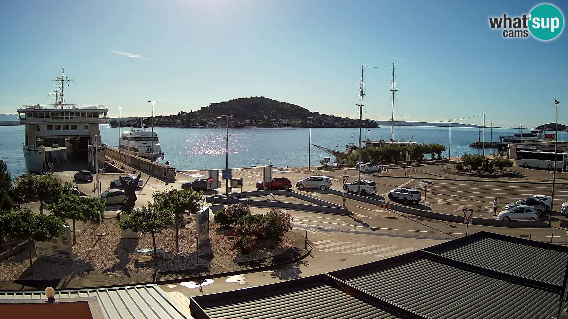 Webcam Ugljan – Preko Ferry to Zadar
