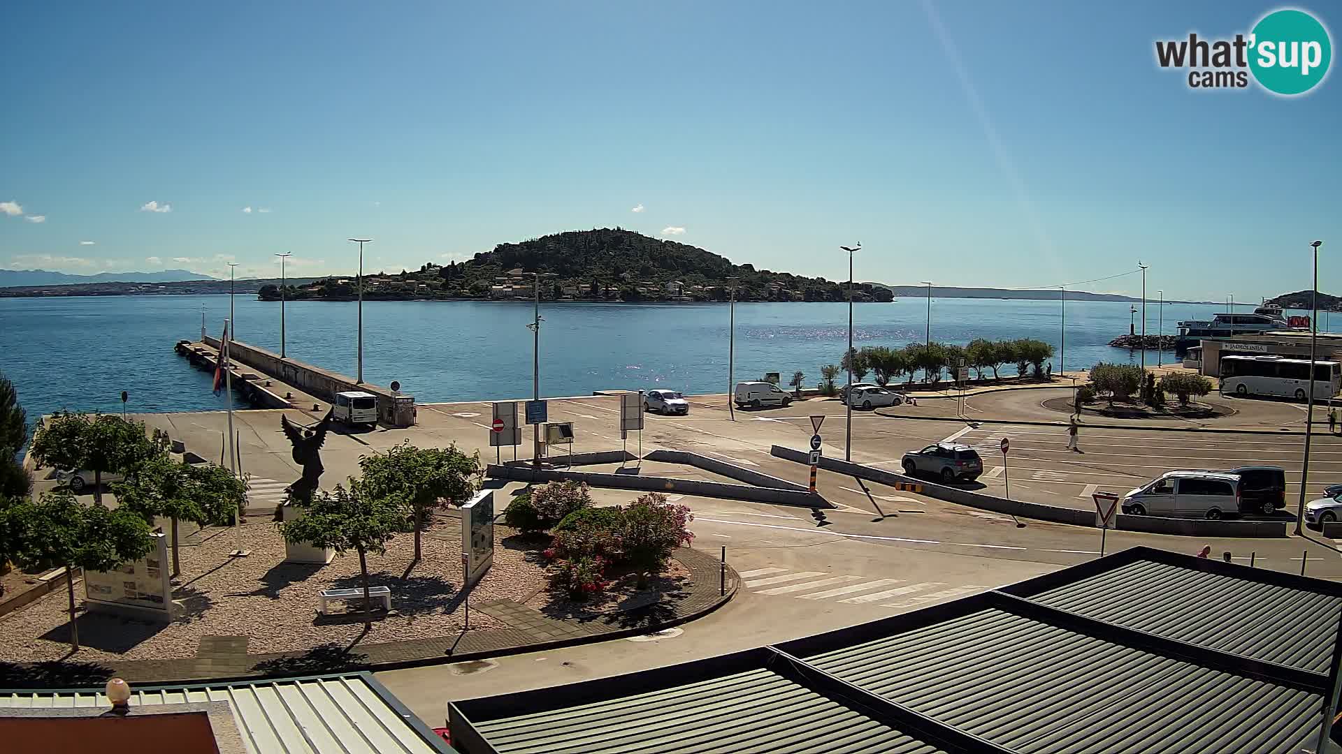 Webcam Ugljan – Preko Ferry to Zadar