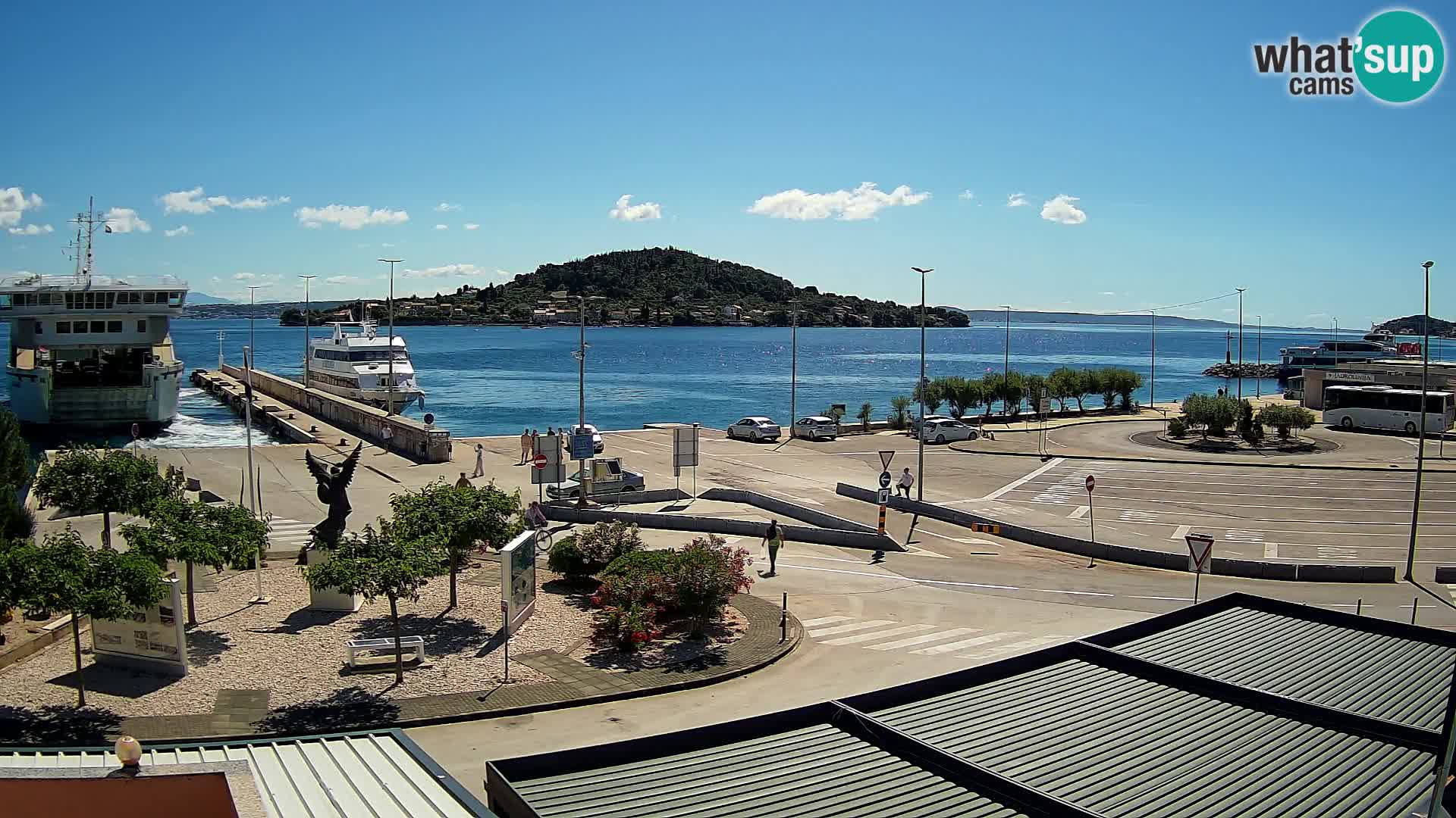 Web kamera Ugljan – Preko trajekt za Zadar