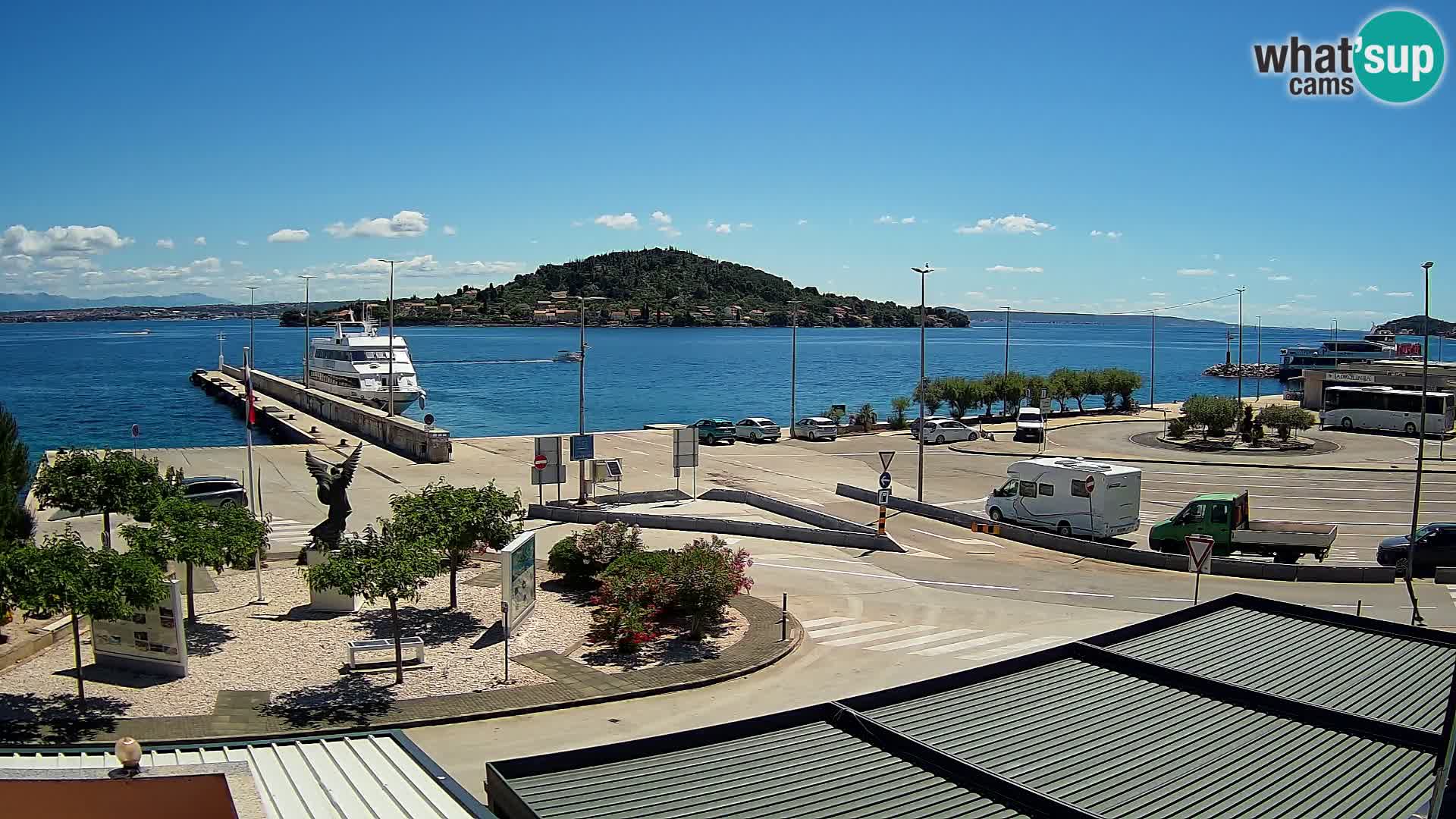 Webcam Ugliano – terminal traghetto da Preko a Zara
