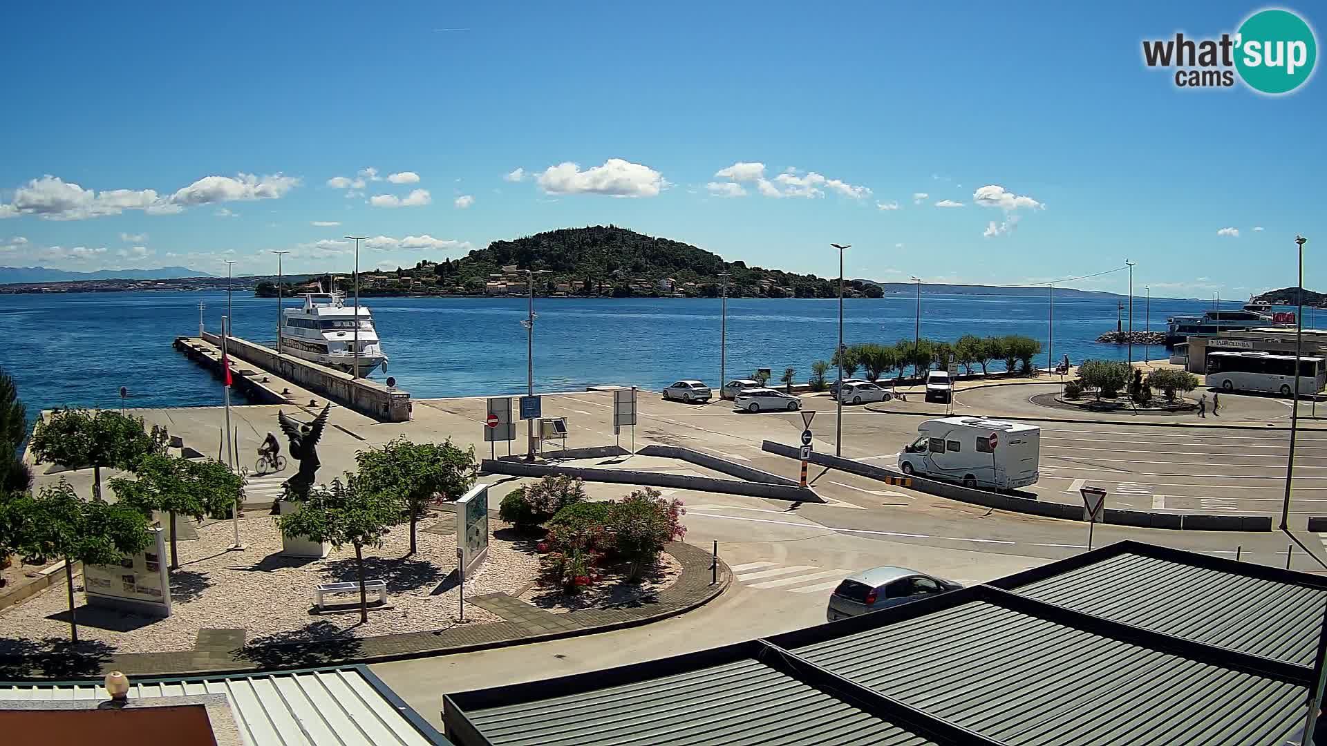 Web kamera Ugljan – Preko trajekt za Zadar