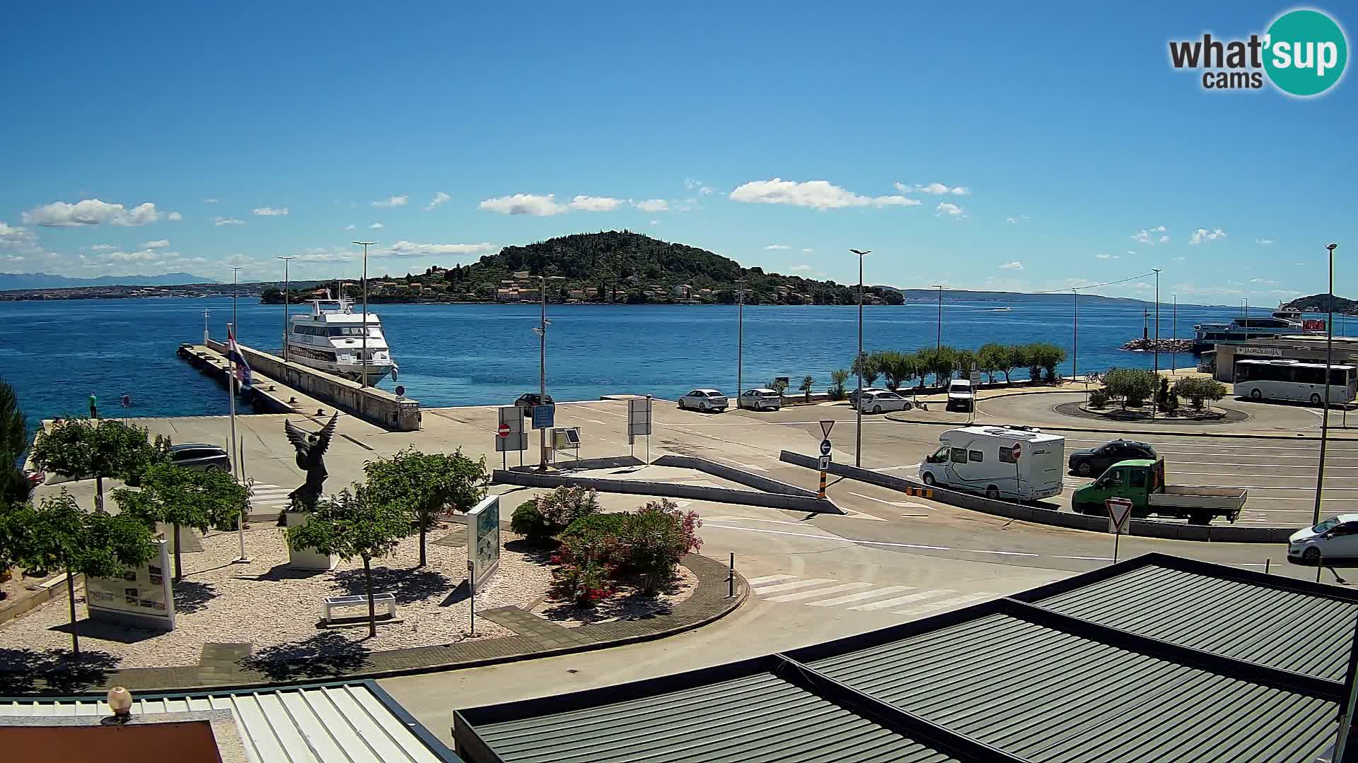 Spletna kamera Ugljan – trajekt Preko – Zadar