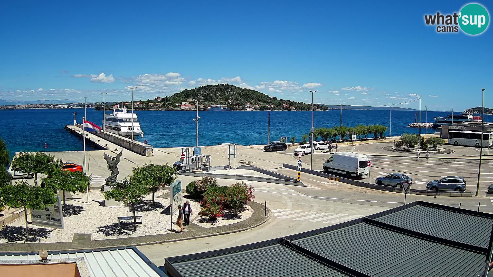 Spletna kamera Ugljan – trajekt Preko – Zadar