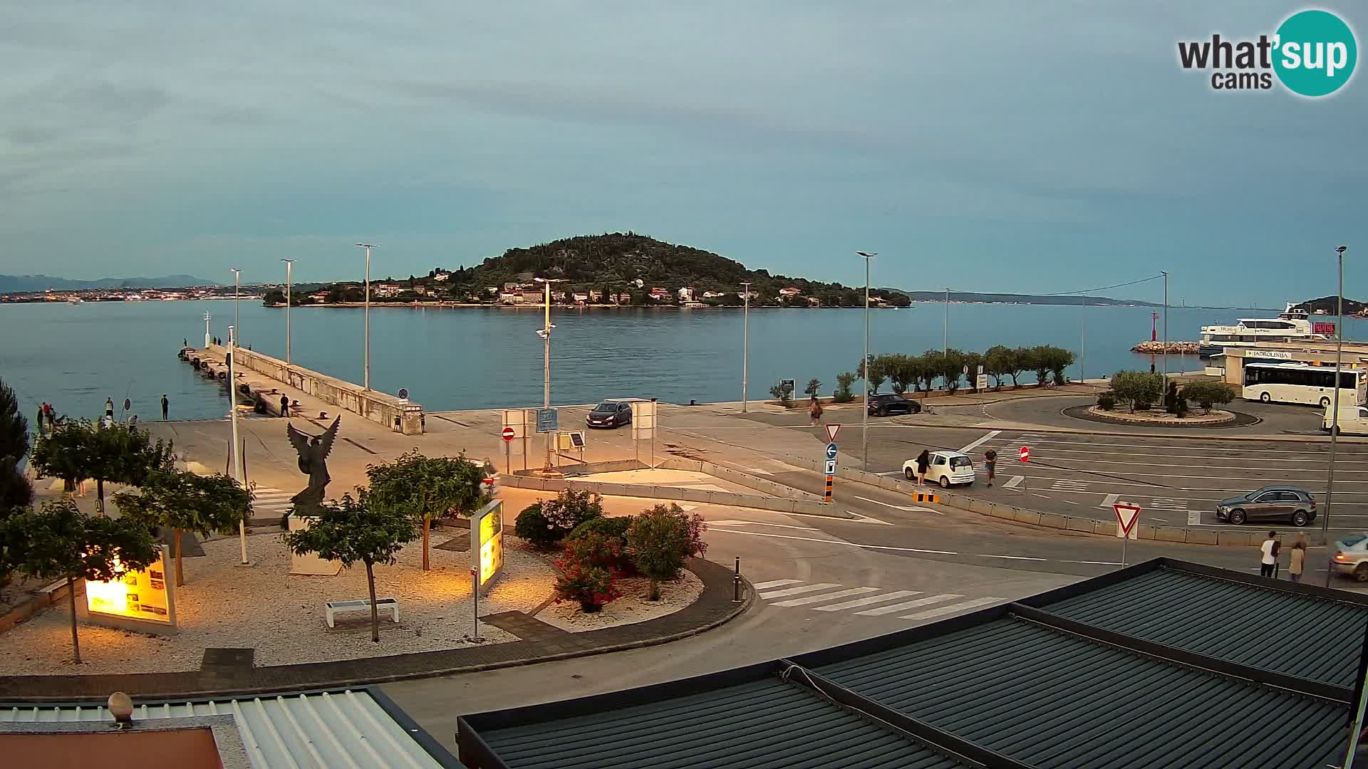 Spletna kamera Ugljan – trajekt Preko – Zadar