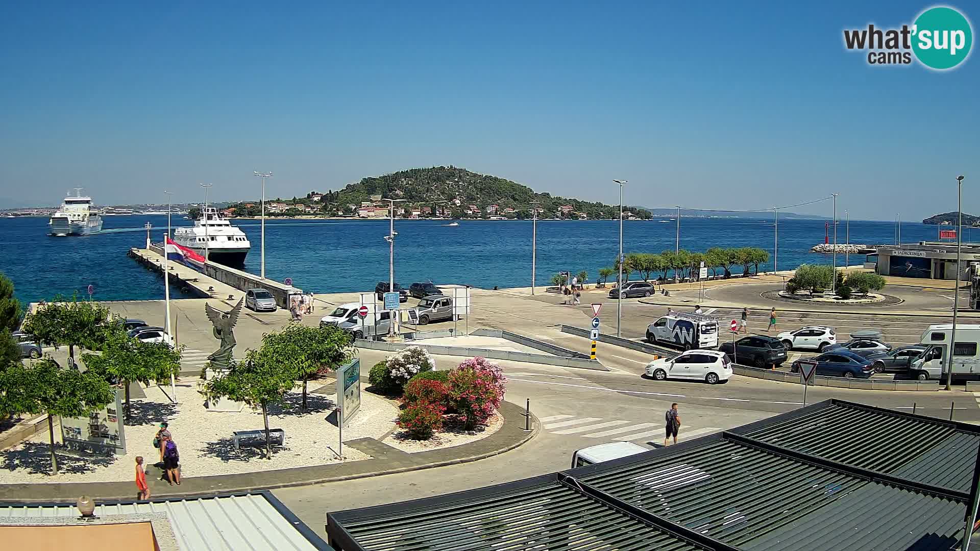 Webcam Ugljan – Preko Ferry to Zadar
