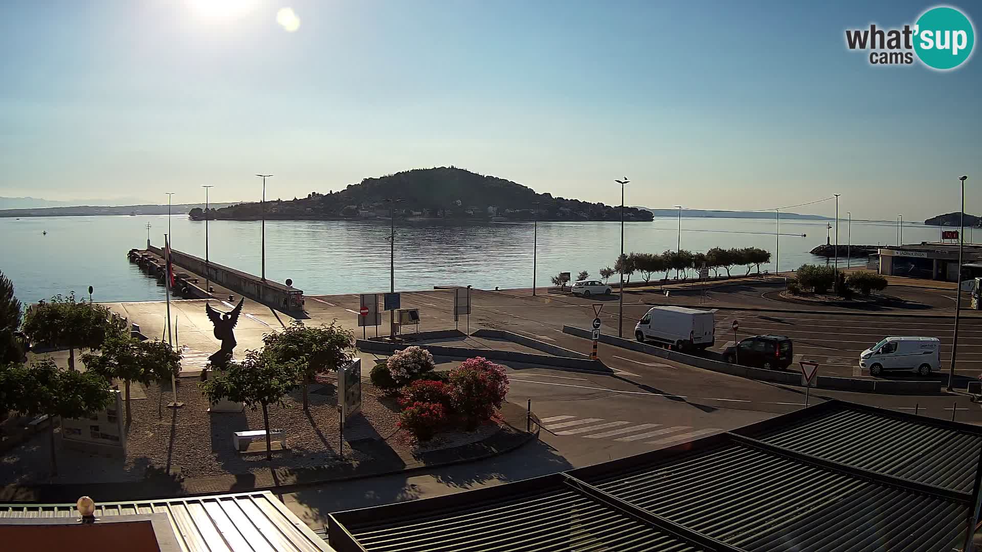 Spletna kamera Ugljan – trajekt Preko – Zadar