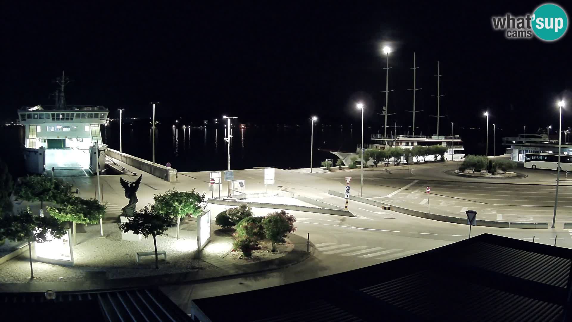 Webcam Ugliano – terminal traghetto da Preko a Zara