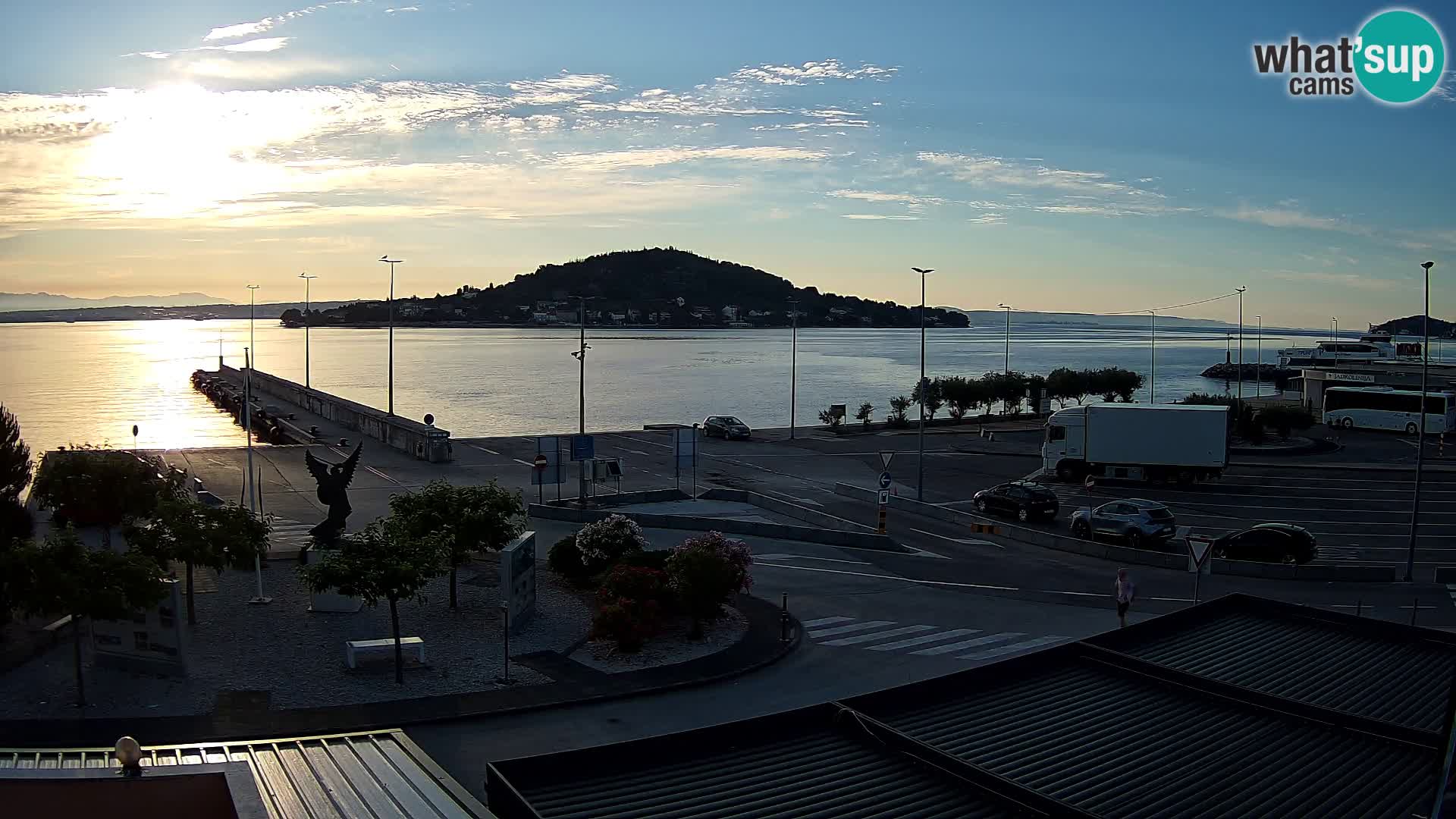 Webcam Ugljan – Preko Ferry to Zadar